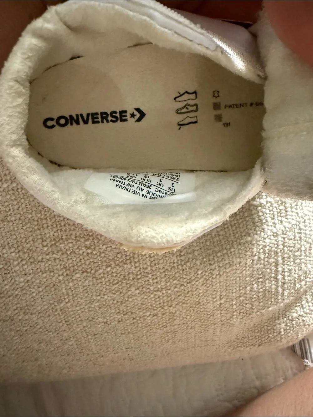 NWOB Converse baby CHUCK TAYLOR  all star cribster crib booties size 3